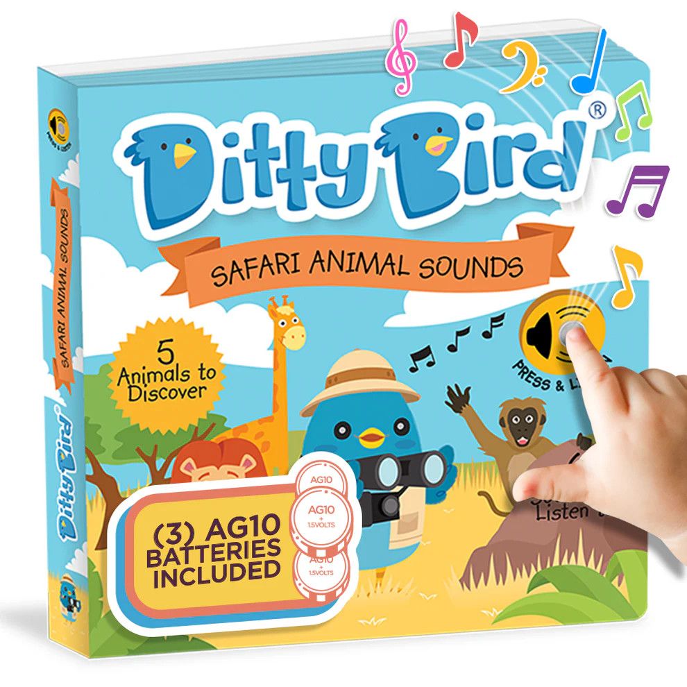 Ditty Bird Sound Book: Safari Animal Sound Book