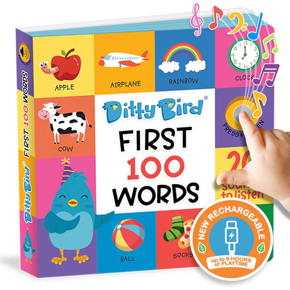Ditty Bird Sound Book: First 100 Words