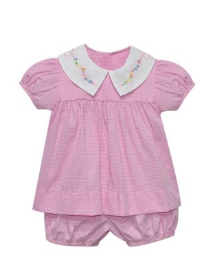 Pink Reagan Bloomer Set, Friendship Bracelet