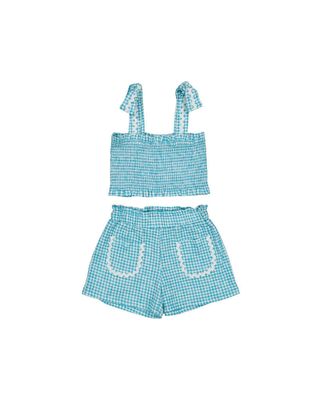 Pacific Gingham Short Set