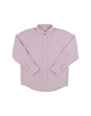 Deans List Dress Shirt, Woodstock Park Plaid
