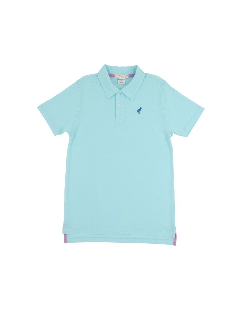 Prim and Proper Beach Polo, Edisto Egg Blue