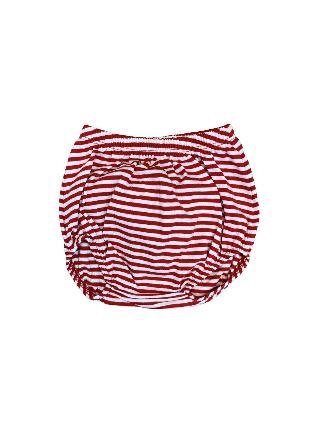 Red Stripe Diaper Cover