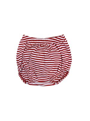 Red Stripe Diaper Cover