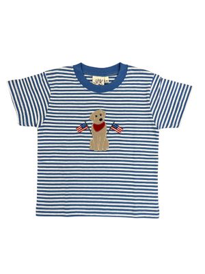 Blue Stripe Lab American SS Shirt