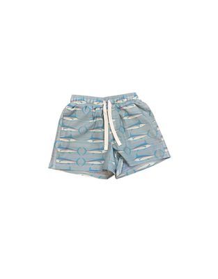 Swim Shorts, Coral Swordfish
