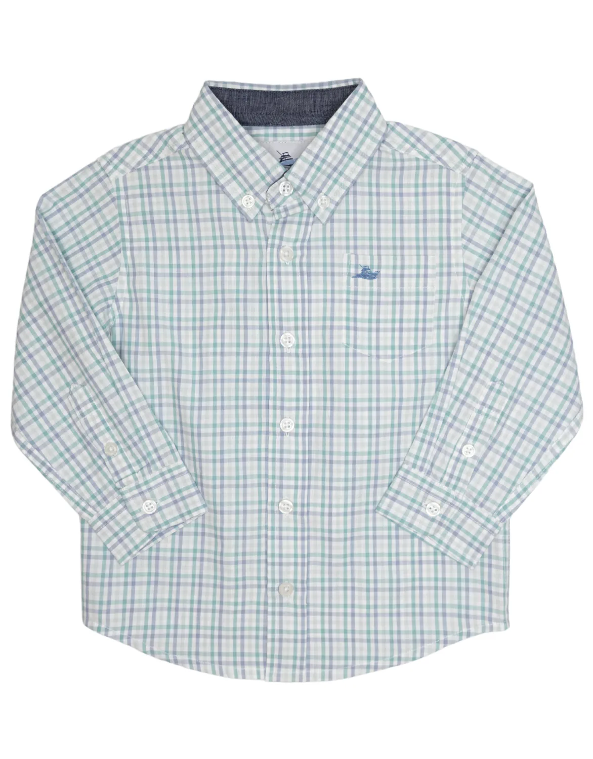 Green and  Gray Dress Shirt