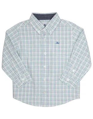 Green and  Gray Dress Shirt