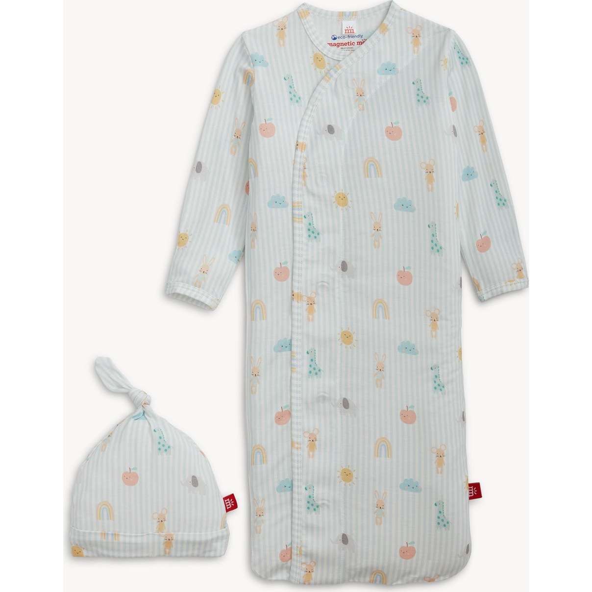 Lullaby Sky Blue Modal Gown &amp; Hat Set