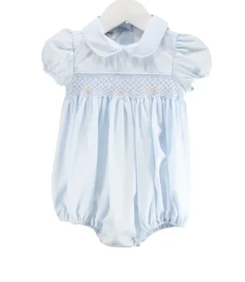 Light Blue with White Trim Renee Bubble