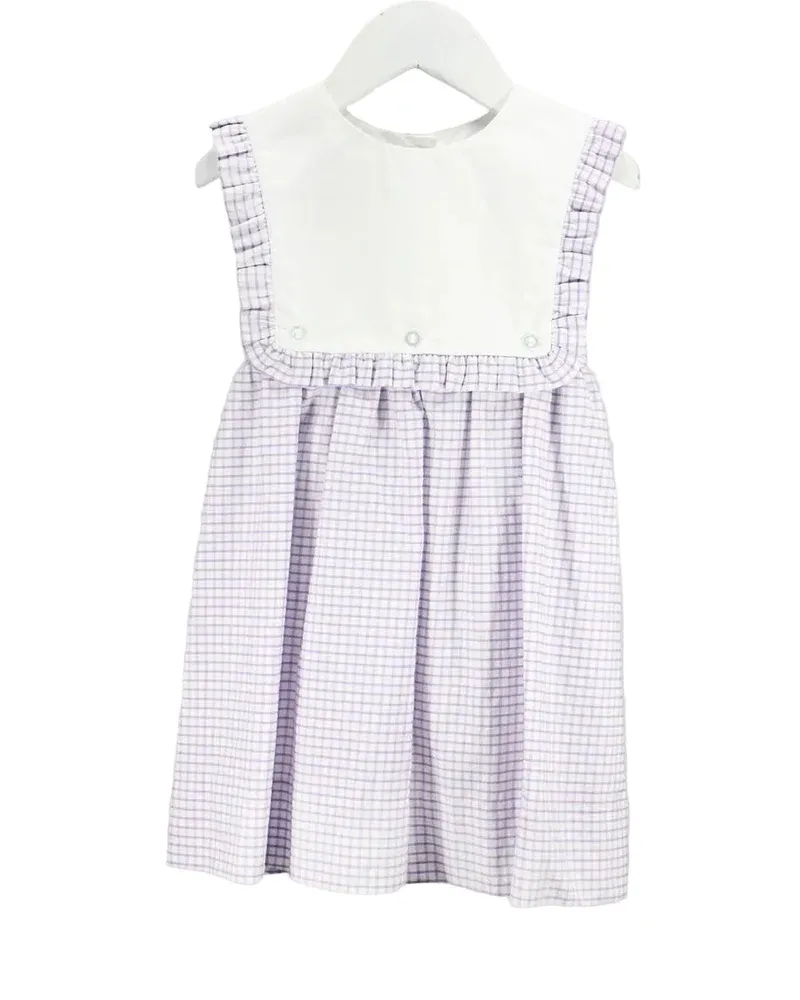 Blair Dress w/Purple Gingham Straps     