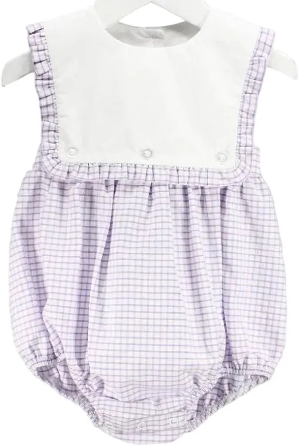 Blair Bubble w/Purple Gingham Straps