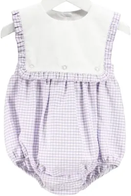 Blair Bubble w/Purple Gingham Straps