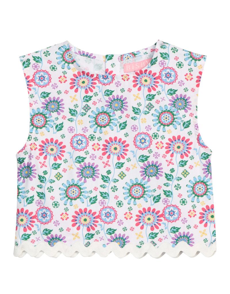 Ric Rack Shell Top, Bellavista Blooms