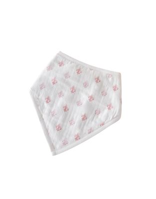Fleur de Rose Organic Muslin Bib