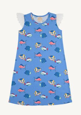 Sleeveless Polly Play Dress, Here Fishy Fishy
