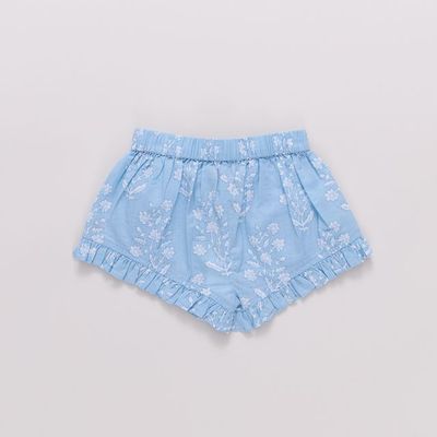 Millie Short, Blue Dewdrop Block Print