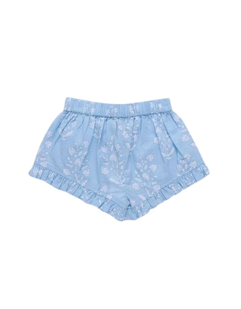 Millie Short, Blue Dewdrop Block Print