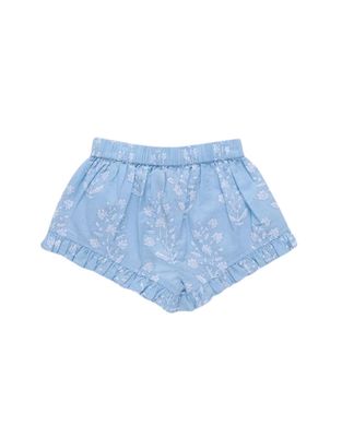 Millie Short, Blue Dewdrop Block Print