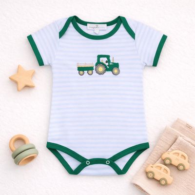 Little Farmer Applique Bodysuit