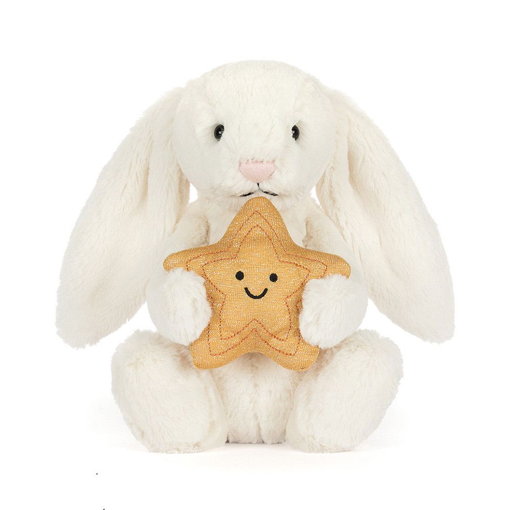 Cream Bunny With Star