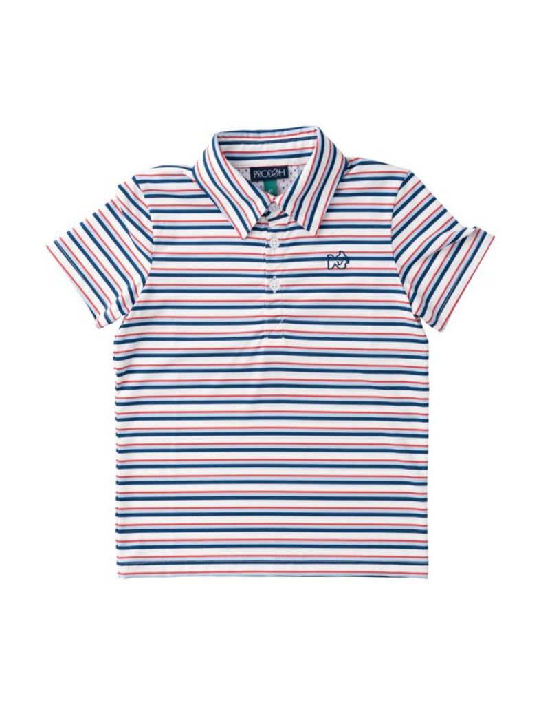 SS Performance Polo, Independence Day Stripe