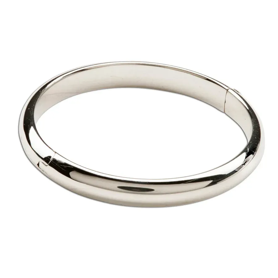 New Silver Bangle, Medium