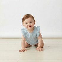 Organic Flutter Bubble, Light Blue