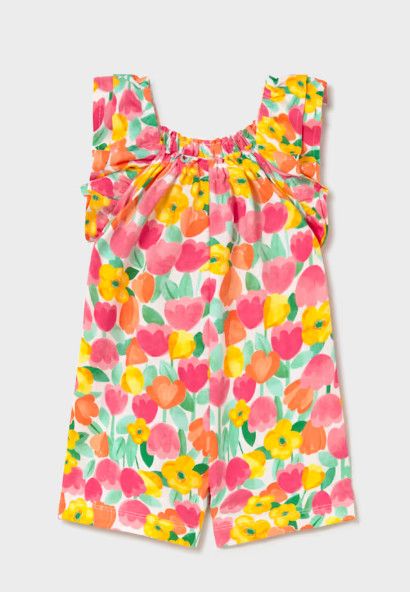 Floral Jumpsuit, Hibiscus