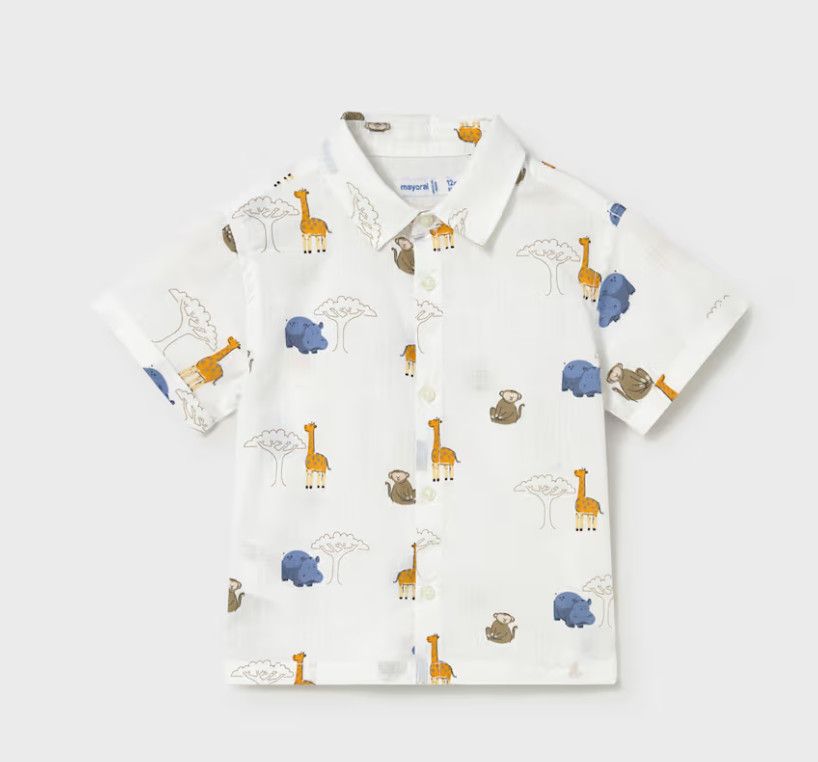 Jungle SS Button Down