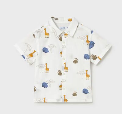 Jungle SS Button Down