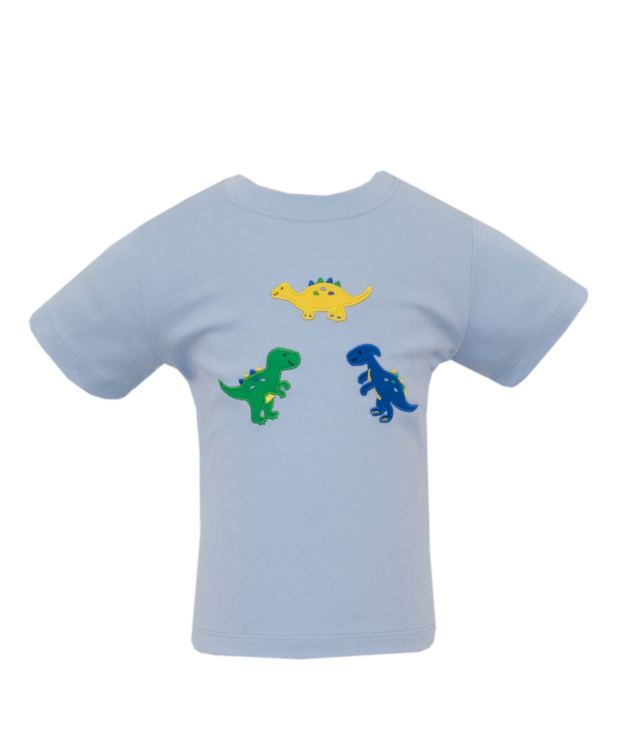 Light Blue Knit Dino Trio Tshirt