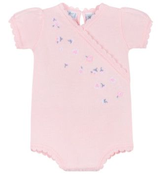 Girls Little Blossoms Knit Romper