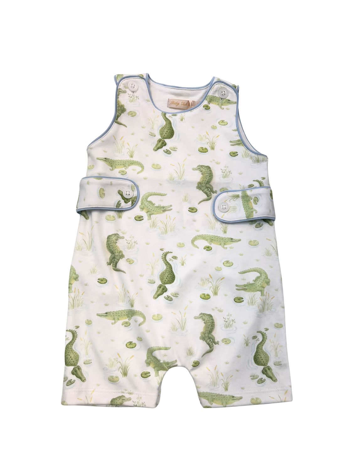 River Crocs Romper with Buttons