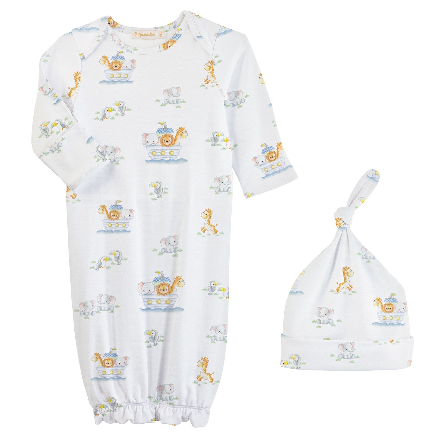 Noah's Ark Gown and Hat Set