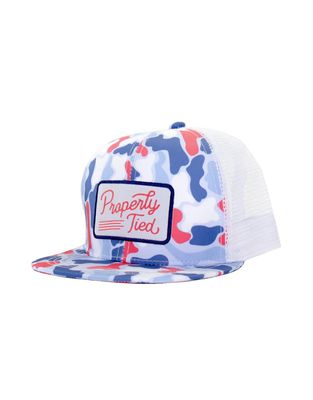 Boys Sportsman Trucker Hat Americana Camo