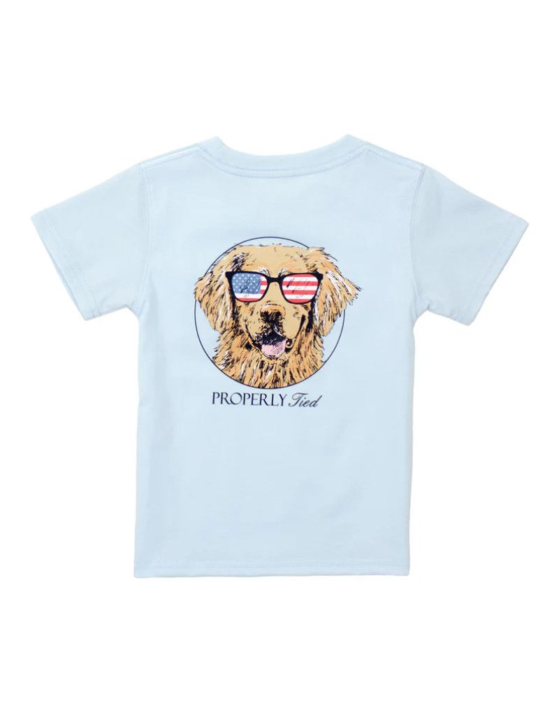 Patriot Dog SS Periwinkle