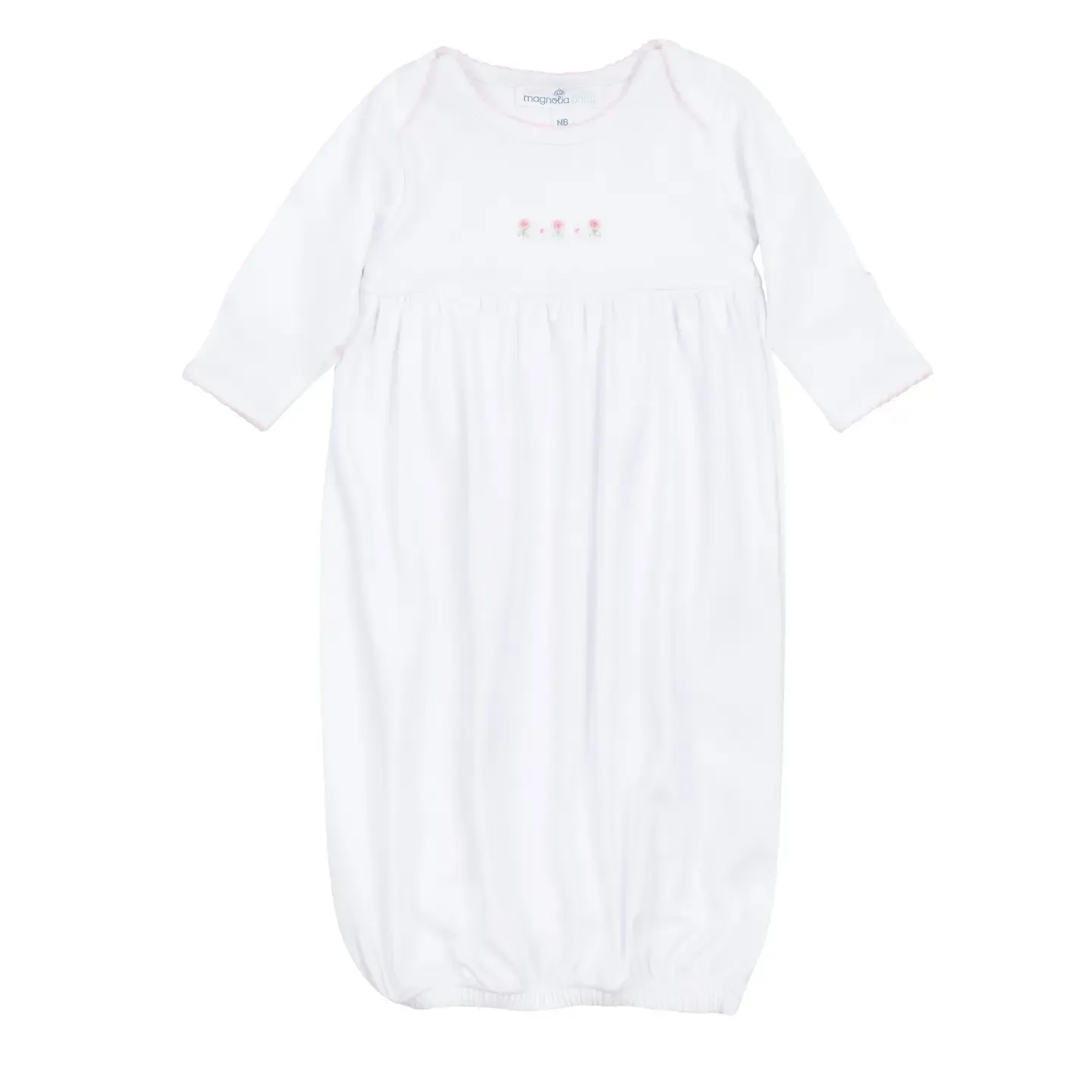 Juliette's Classic Pink Gathered Gown