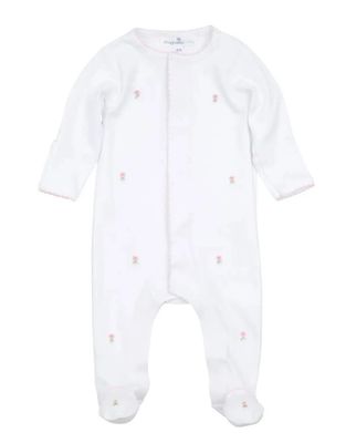 Juliette's Classic Pink Scattered Footie