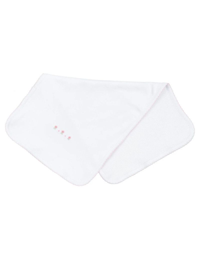 Juliette's Classic Pink Burp Cloth