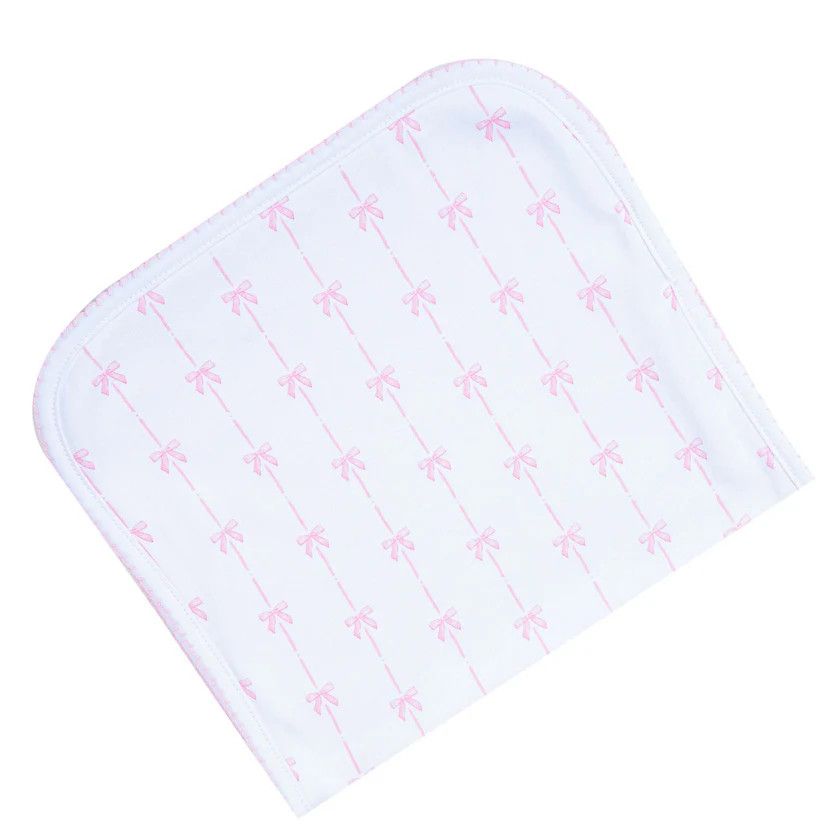 Amelia's Classic Pink Burp Cloth
