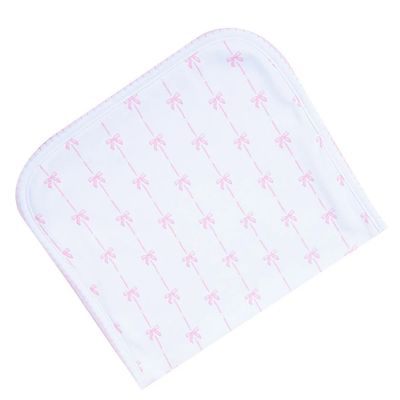 Amelia's Classic Pink Burp Cloth