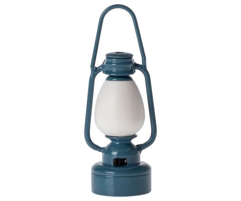 Vintage Lantern, Mouse-Blue