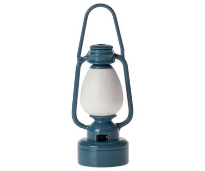 Vintage Lantern, Mouse-Blue