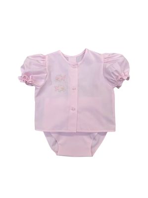 Pink Fish Diaper Set