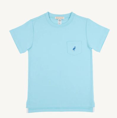 Carter Crewneck Belhaven Blue/ Wood Boat Blue