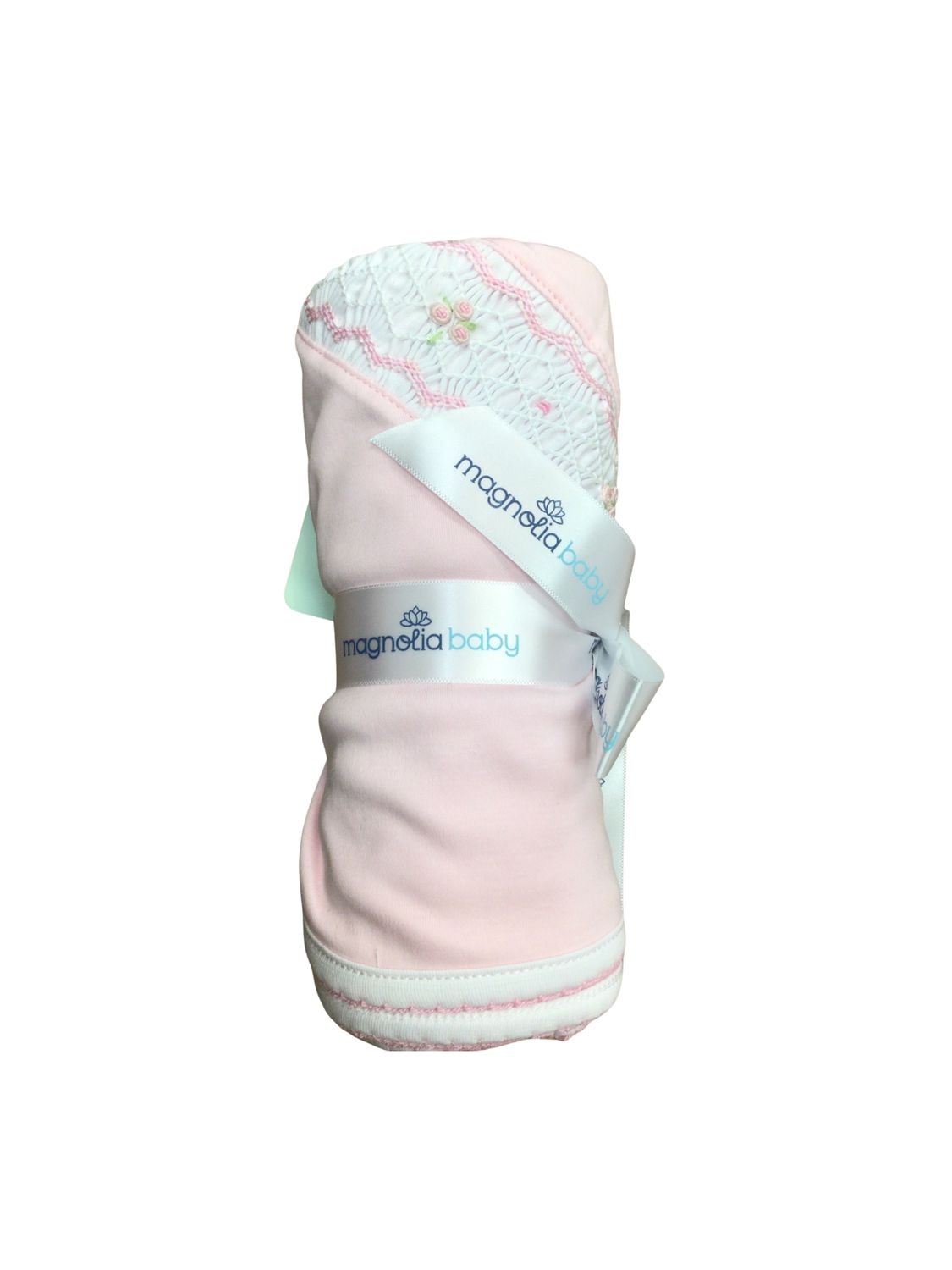 Lillian Smocked Blanket, Pink