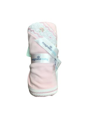 Lillian Smocked Blanket, Pink