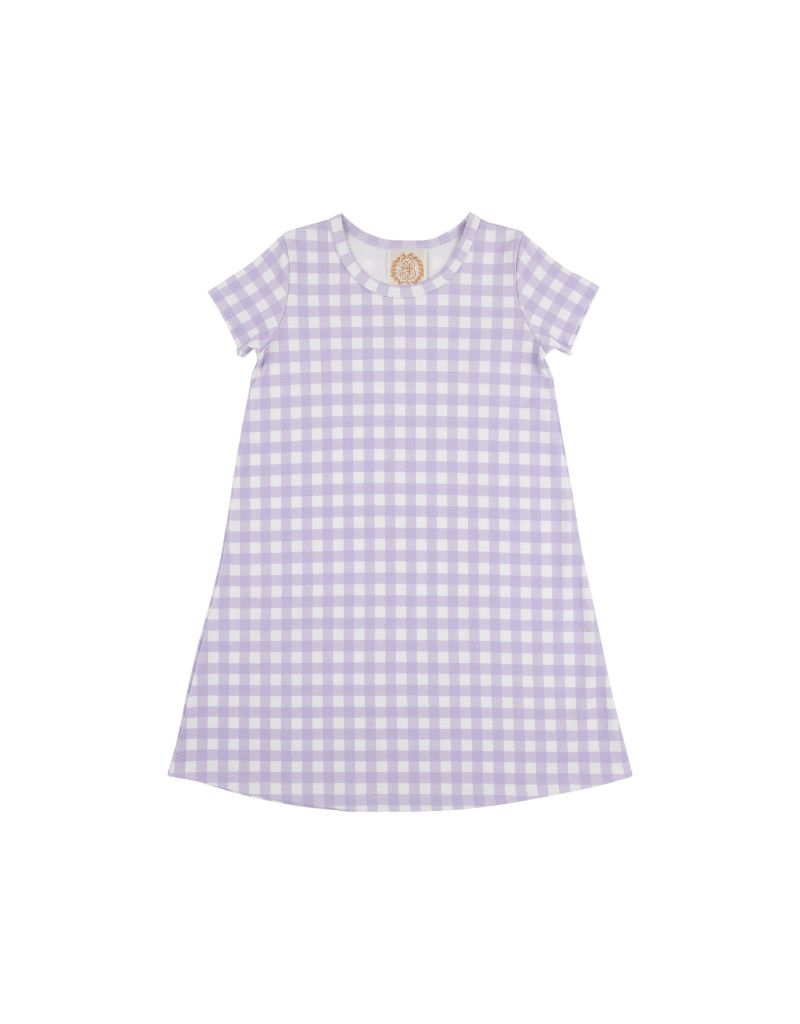 Polly Play Dress SS, Lauderdale Lavender Gingham