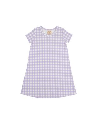 Polly Play Dress SS, Lauderdale Lavender Gingham
